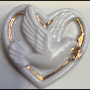 Lenox Dove Brooch Vintage